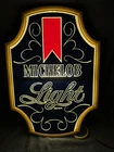 VINTAGE MICHELOB LIGHT LIGHT UP BEER SIGN 25” X 18” AWESOME