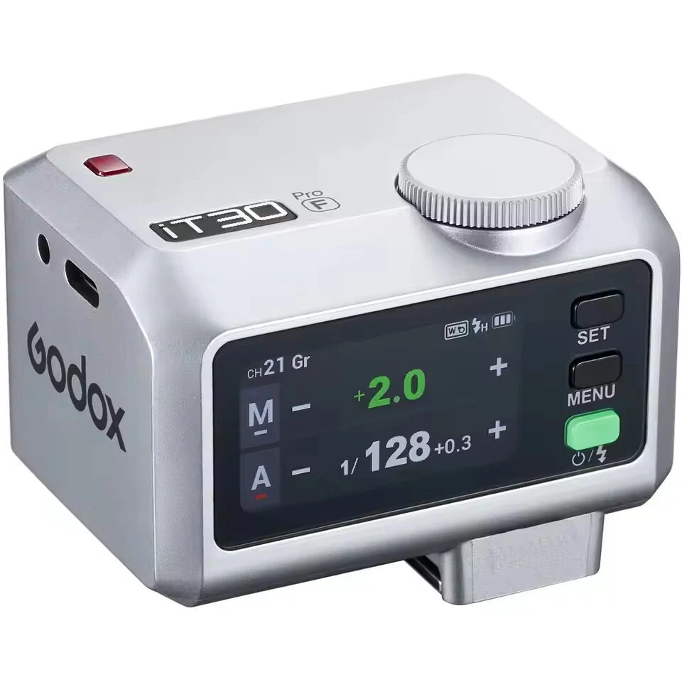 Godox iT30Pro 2.4G TTL HSS Mini Flash Touchscreen W/ Battery Fr Canon Sony Nikon - Image 4 of 4
