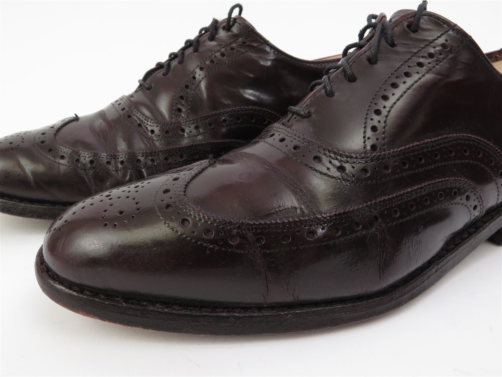 Mens Black & Red Leather Wingtip Dress Shoes – Bold Society