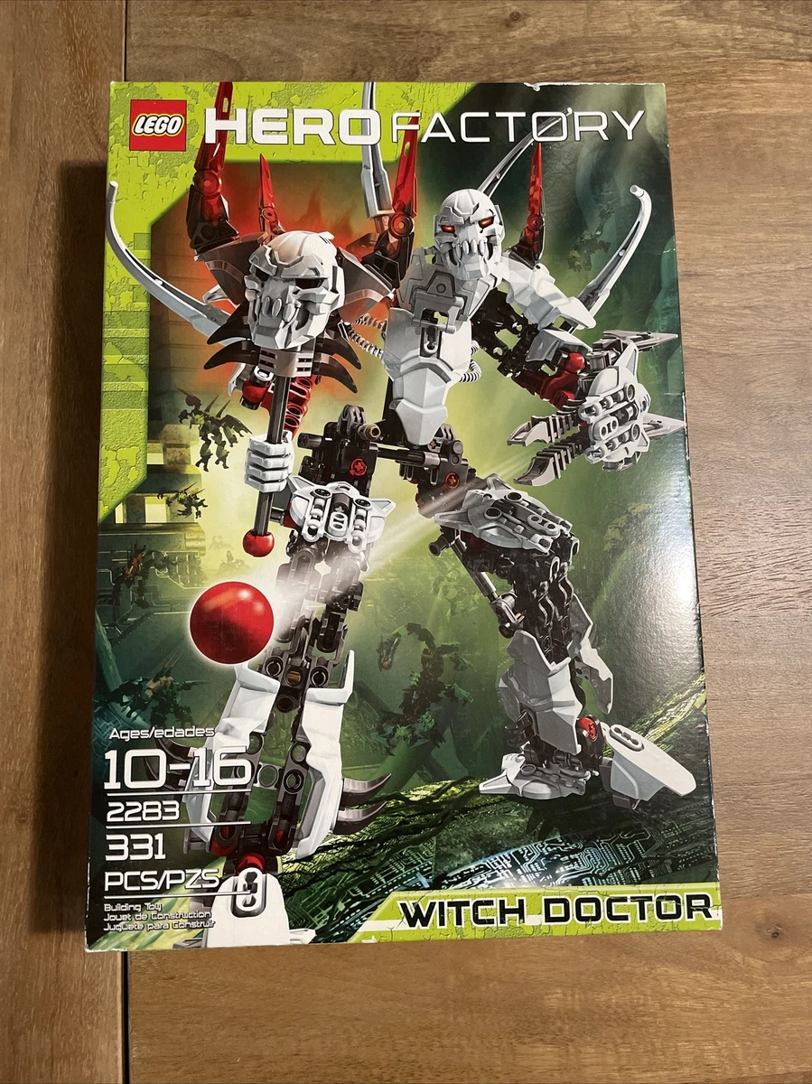 NEW Sealed LEGO HERO Factory: Witch Doctor (2283) 331 Pieces Le Sorcier