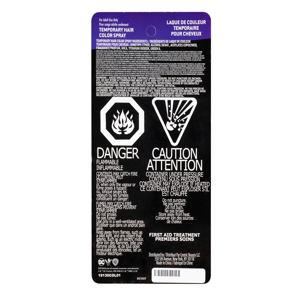 Crazy Clown Joke Spray para Cabello Verde Halloween Disfraz Accesorio Foto 4 de 4