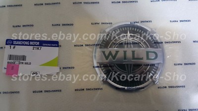 OEM Side Quarter Wild Compass Logo Badge Emblem For Ssangyong G4 Rexton 2018