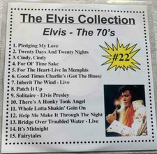 ELVIS PRESLEY KARAOKE CDG THE 70'S VOL 22 MUSIC SONGS COLLECTION CD G