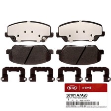 GENUINE 58101A7A20 Front Disc Brake Pad Kit 16" Wheel Only for KIA Forte 14-16