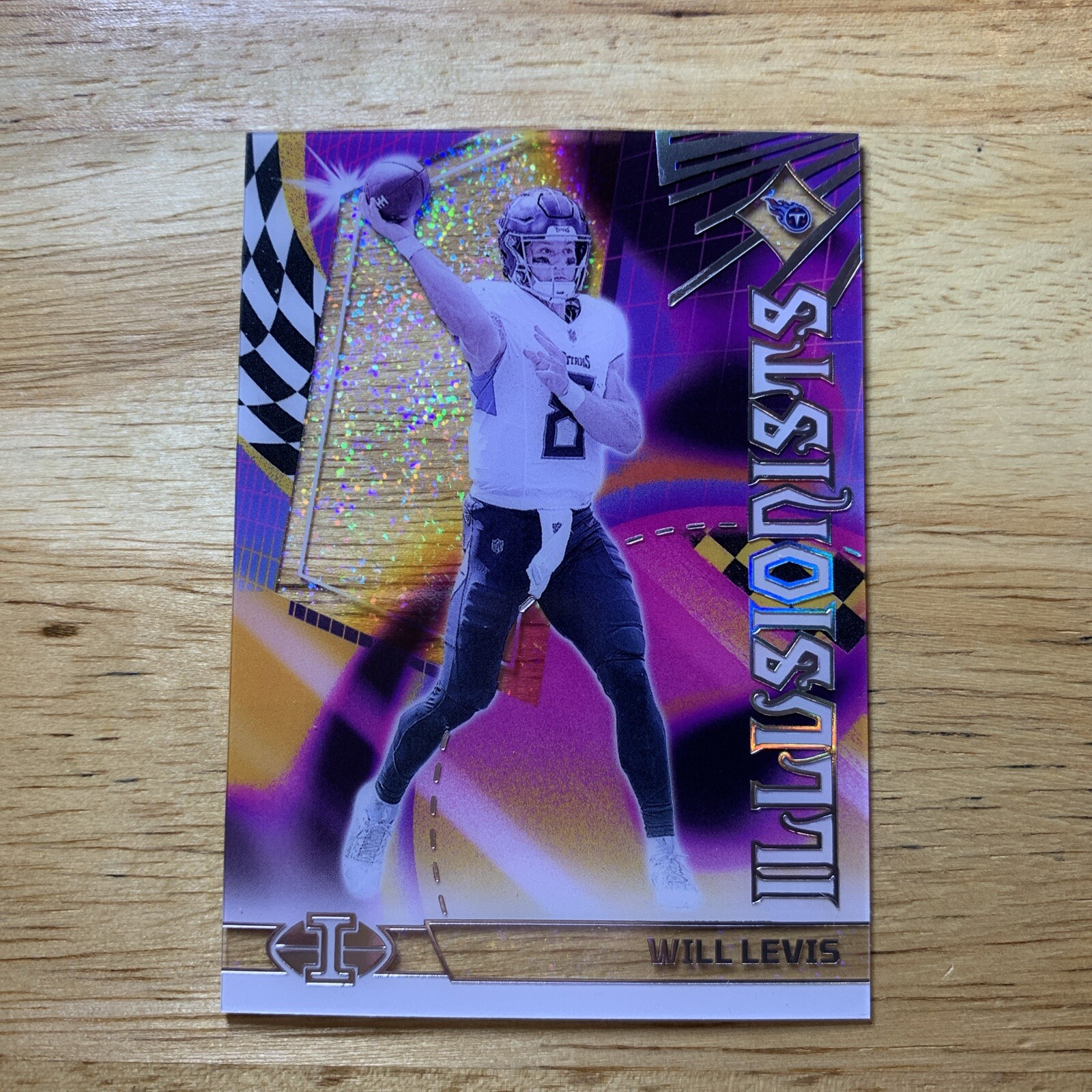 2023 Panini Illusions Will Levis Illusionists Stardust Rookie RC SP Case Hit #18