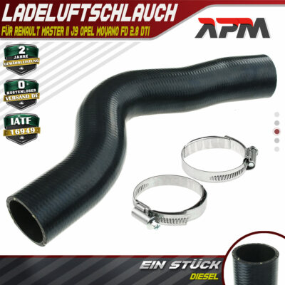 Ladeluftschlauch Turboschlauch für Renault Master II J9 Opel Movano FD 2.8 DTi