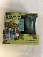 NEW - Modern Sprout’s Organic Herb Grow Kit 2pk