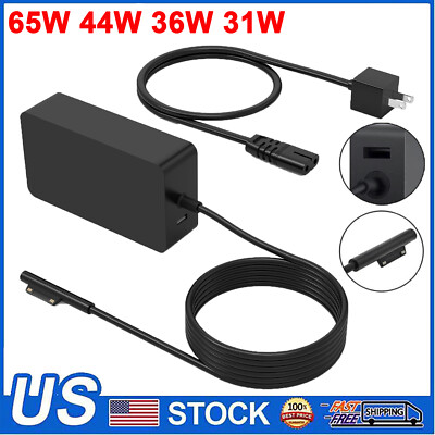 Surface Pro Charger Power Adapter for Microsoft Surface Pro 3/4/5/6/7/8/9/x