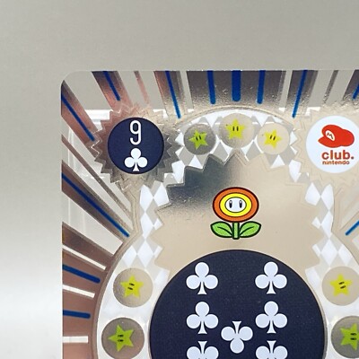 Mario Trump 9 Club Nintendo Premium Membership Benefit Japan 1