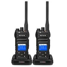2Pack Retevis NR30S GMRS Long Range Noise Reduction High Power IP67 2 Way Radio