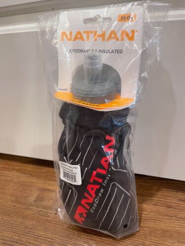 Nathan ExoDraw 2.0 18oz Handheld Flask Soft Flask One Grip BRAND NEW
