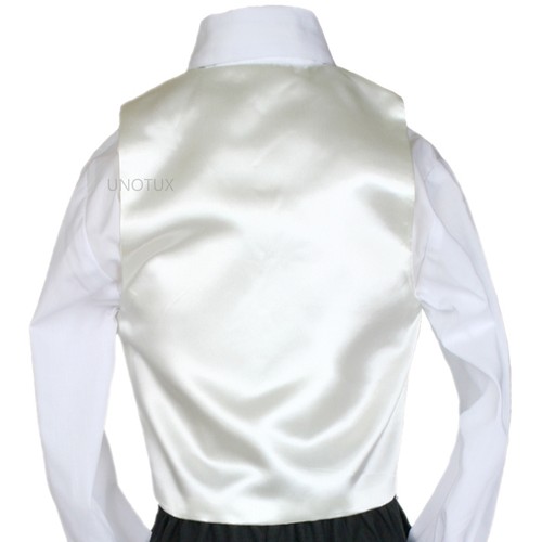 Pick 2pcs Necktie Vest Set Boys Kid Teen for Formal Party Tuxedo Suits 4T-20 - Picture 42 of 48