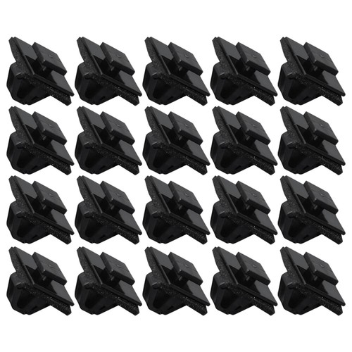 20pcs Front Trim Brackets Clips Trim Klips Fits Hyundai Kia Black