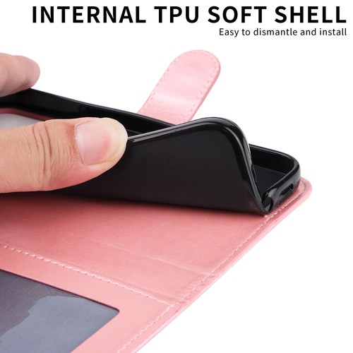 For iPhone 15 Pro Max 14 13 12 11 Flip Magnetic Leather Wallet Card Case Cover - Picture 21 of 77