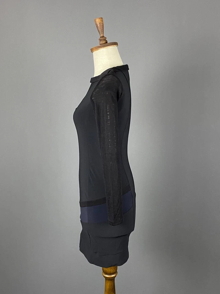 Vestido MARITHE FRANCOIS GIRBAUD Negro Noche Bodycon Talla I 40 EE. UU. 4 F 36 Foto 3 de 4