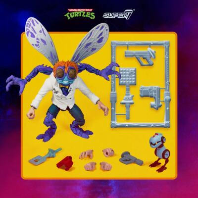 Baxter Stockman Teenage Mutant Ninja Turtles Ultimates TMNT 18 Figur Super7