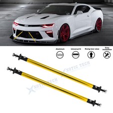 2X Reinforce Front Bumper Lip Splitter Strut Rod For Chevy Cruze Malibu Equinox