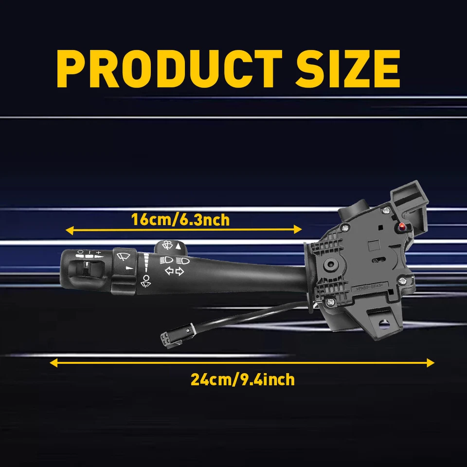 Turn Signal Windshield Wiper Switch Headlight For 2002-09 Chevrolet Trailblazer - Image 2 of 4
