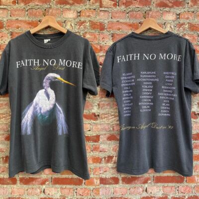 faith no more Tシャツ Faith No More Shirt, Faith No More Tour 92 Black T-shirt S