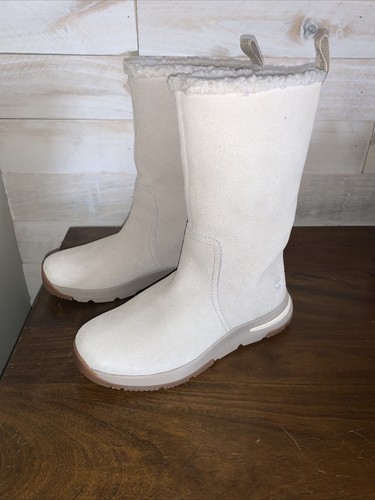 Waterproof Taupe Suede Snow Boot 