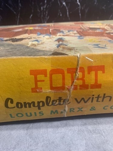 RARE Vintage Marx - 3681 Fort Apache - Original Cardboard Box Only - Picture 12 of 12