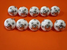 10 Sliver Star Drawer Pulls Knobs Handle Cabinet Dresser Hardware Closet Door