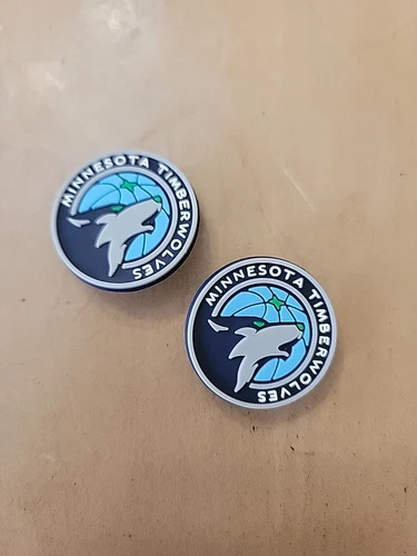 NEW MINNESOTA TIMBERWOLVES Crocs Charm 3D Jibbitz NBA Shoe ACCESSORY BASKETBALL 