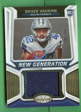 DEUCE VAUGHN 2023 CERTIFIED FOOTBALL ROOKIE NEW GENERATION /399 DALLAS COWBOYS