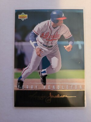 1993 Upper Deck #R16 Reggie Jacksons Clutch Performers Terry Pendleton Braves NM