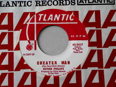 ESTHER PHILLIPS~ CHEATER MAN~ MINT~ UNPLAYED COPY~ I'M SORRY~ ATLANTIC ~SOUL