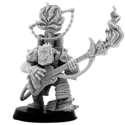 Ork Burna Boyz Nob Shokk Gun Rokker - Wargame Exclusive Flash Git Big Mek