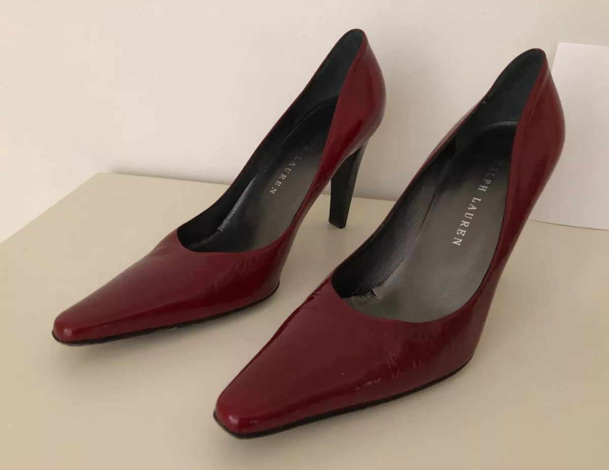 Ralph lauren patent leather hotsell shoes