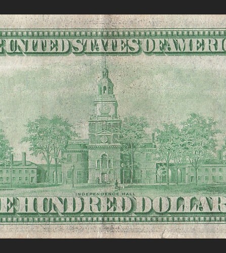 Lime Green Seal 1934 Richmond One Hundred Dollar Bill E00343607A E1 Back 80 - Picture 10 of 11