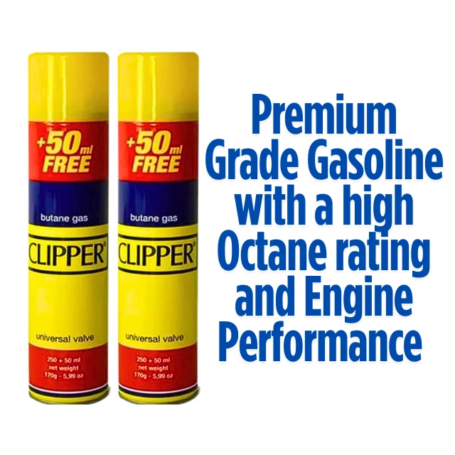 Clipper Butane Gas Universal Fluid Fuel Lighter Refill 300ML High Quality 2-56Pk - Image 2 of 4