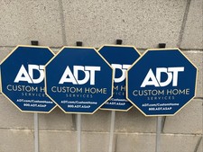 4 Security Yard Sign w/ Stake Secured 27  Home Services