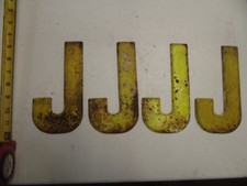 Vintage Metal 7.5 Tall Marquee Letter J buying one 