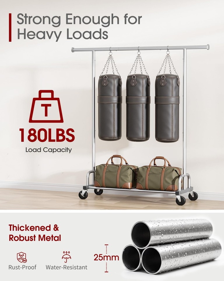 Clothes Rack - Large-Capacity Clothing Racks for Hanging Clothes with ...