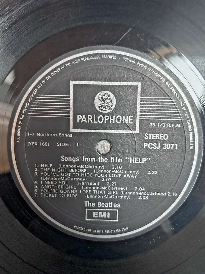The Beatles SUPERB HYPER RARE Rhodesia/Zimbabwe Pressing, HELP! - Image 4 of 4