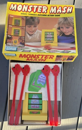 Vintage 1987 Monster Mash Board Game No. 0495 by Parker Brothers, Complete