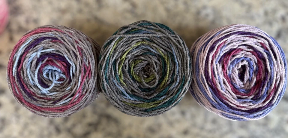 Lot of Yarn. 12 Cakes. Red Heart Yarn. - Image 2 of 4