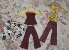 Vtg Clone Barbie Clothes Lot 1960-70s