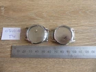 2 VINTAGE CYMA GENTS WRISTWATCH CASES FOR THE WATCHMAKER UNUSED OLD STOCK