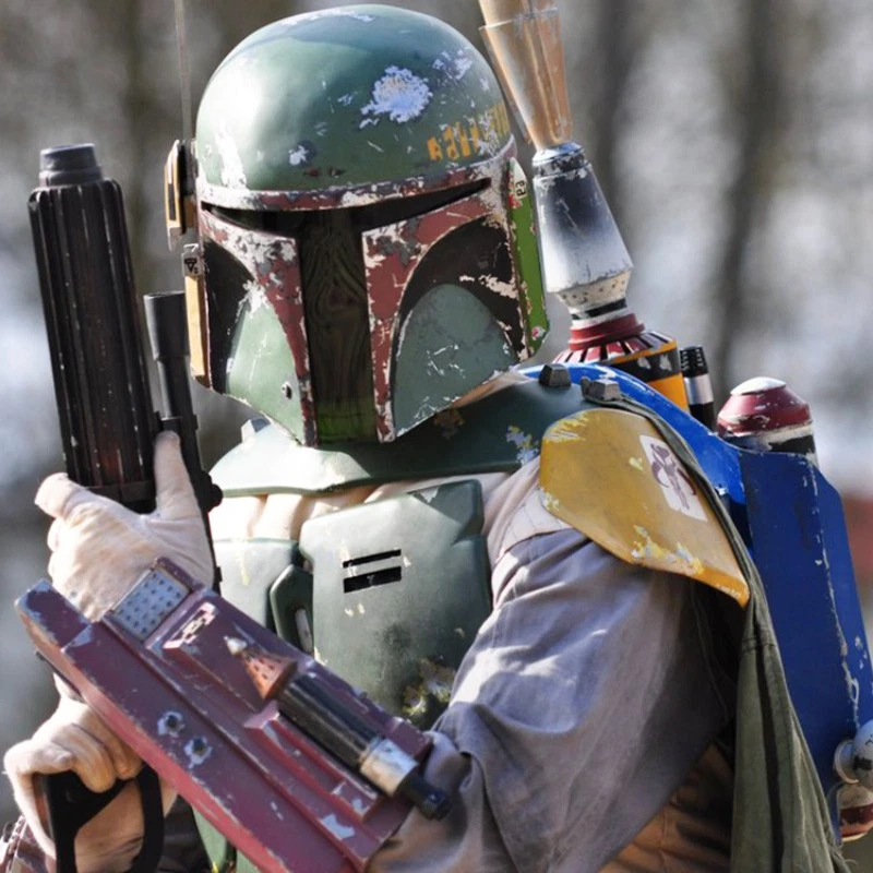 Star Wars Boba Fett Juegos con disfraces EVA utilería armadura portátil autoensamblable para colorear nuevo Foto 3 de 4