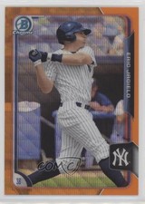 2015 Bowman Chrome Prospects Orange Wave Refractor Eric Jagielo #BCP209 0i21