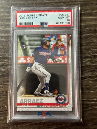 2019 TOPPS UPDATELUIS ARRAEZ #US247 GEM MT 10