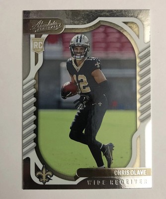 2022 Panini Absolute Football Chris Olave RC Rookie Base #109 Saints