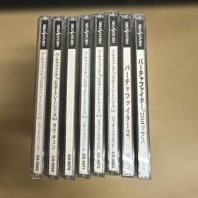 Virtua Fighter & CG Portrait Set of 8 Sega Saturn Japan Import Tested SS