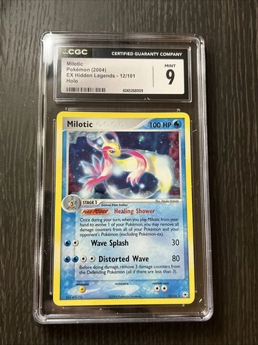 CGC 9 MINT Milotic 2004 EX Hidden Legends 12/101 Holo Pokemon Card
