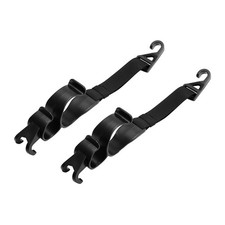 2Pcs Car Vehicle Back Seat Organizers Holder Bag Clothes Umbrella Hanging Hook