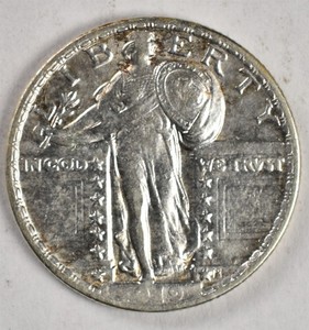 1919 Standing Liberty Silver Quarter - XF/AU